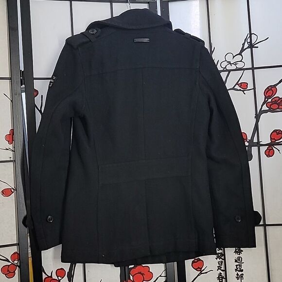 Diesel Double Breasted Wool  Pea Coat - Picture 8 of 9